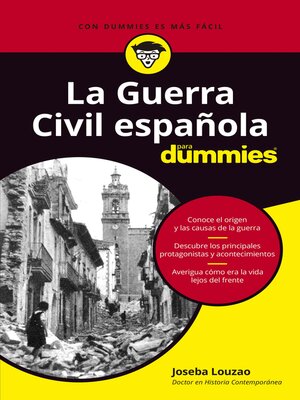 cover image of La Guerra Civil española para dummies